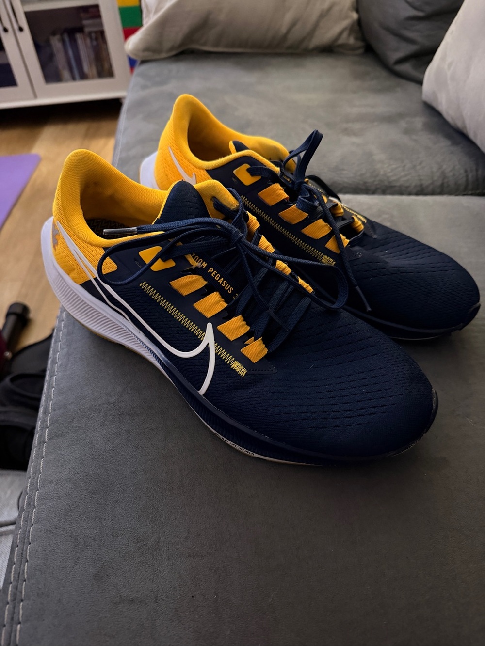Nike Air Pegasus West Virginia WVU Mountaineers Shoes